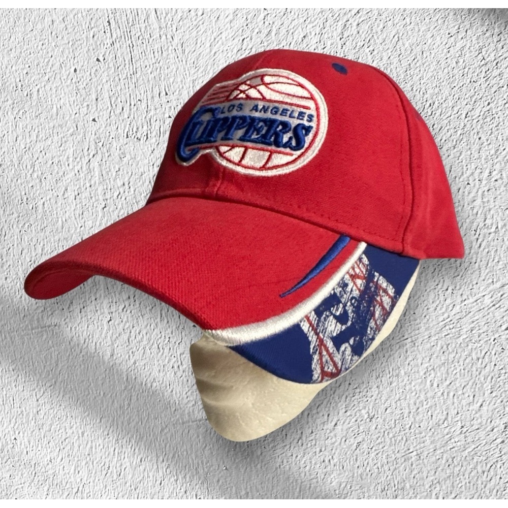 Vintage NBA Los‎ Angeles LA Clippers Adjustable Hat Red White Blue Baseball Cap